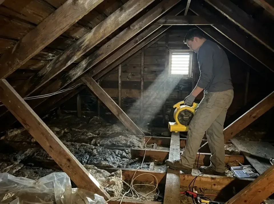 attic-water-damage-drying-proc-007 — frequently asked questions, Emergency Water Extraction & 24/7 Flood Response in Navy Ya…